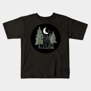 woodsy bear print Kids T-Shirt
